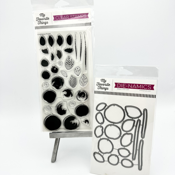 MFT Die-Namics Stanz & Stempel Set - Painted Flowers